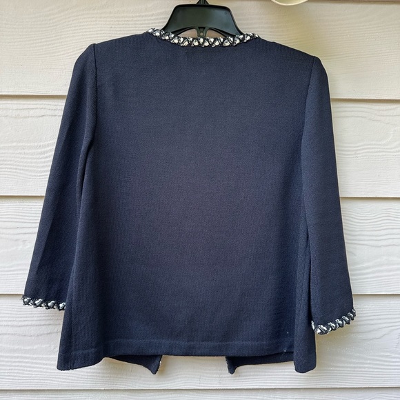 St. John black suit with blazer size 4 and skirt size 6 - Picture 4 of 14